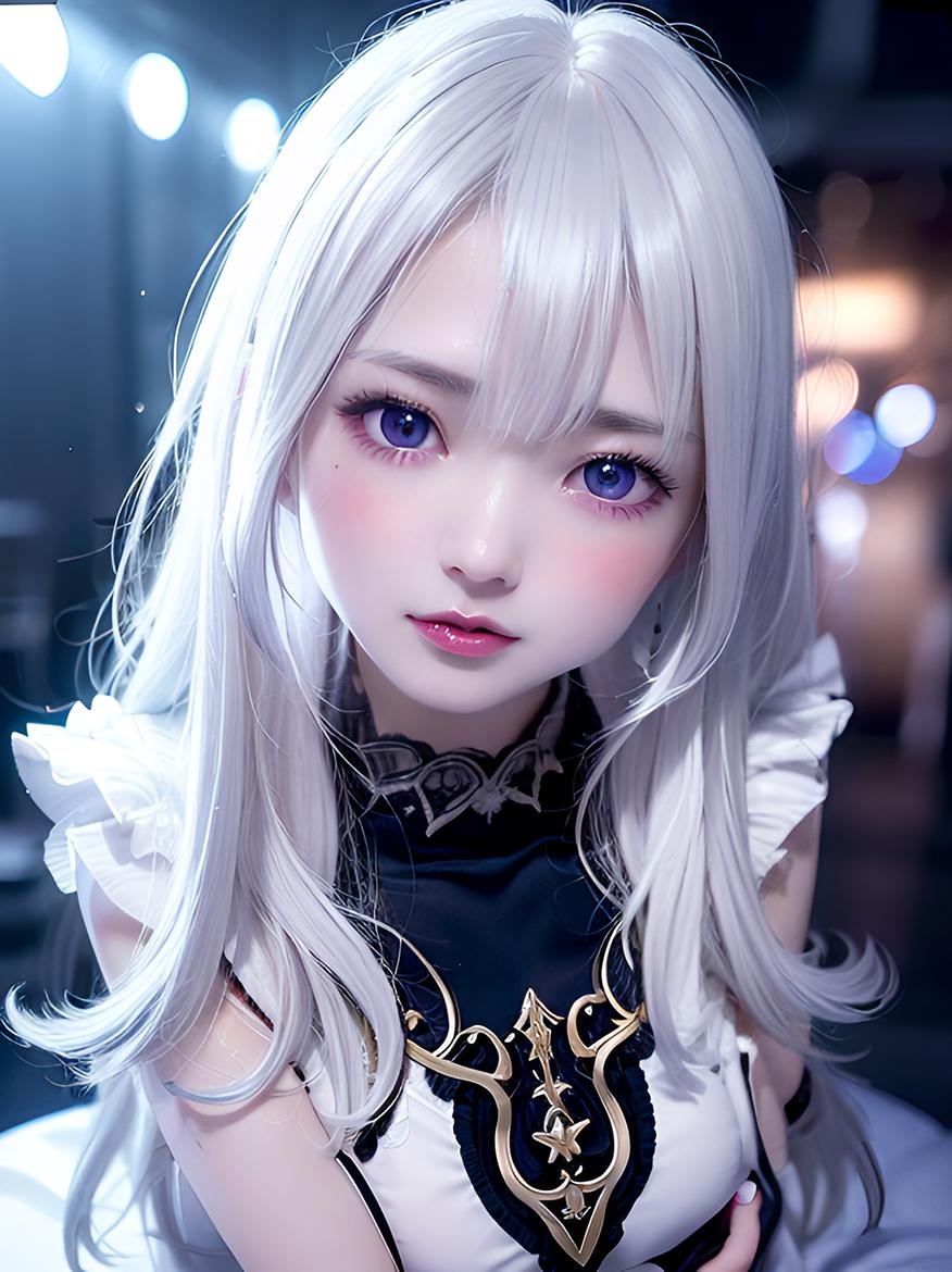 白髪の少女