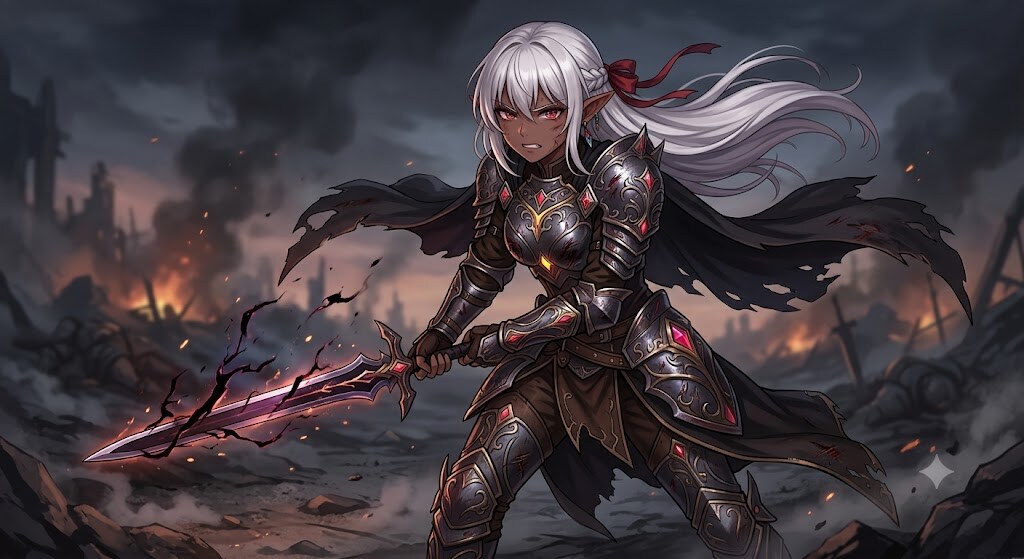 魔界騎士ダークエルフのフィアレーネ・エクサリオン２