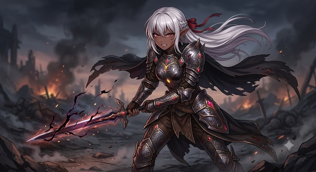 魔界騎士ダークエルフのフィアレーネ・エクサリオン２