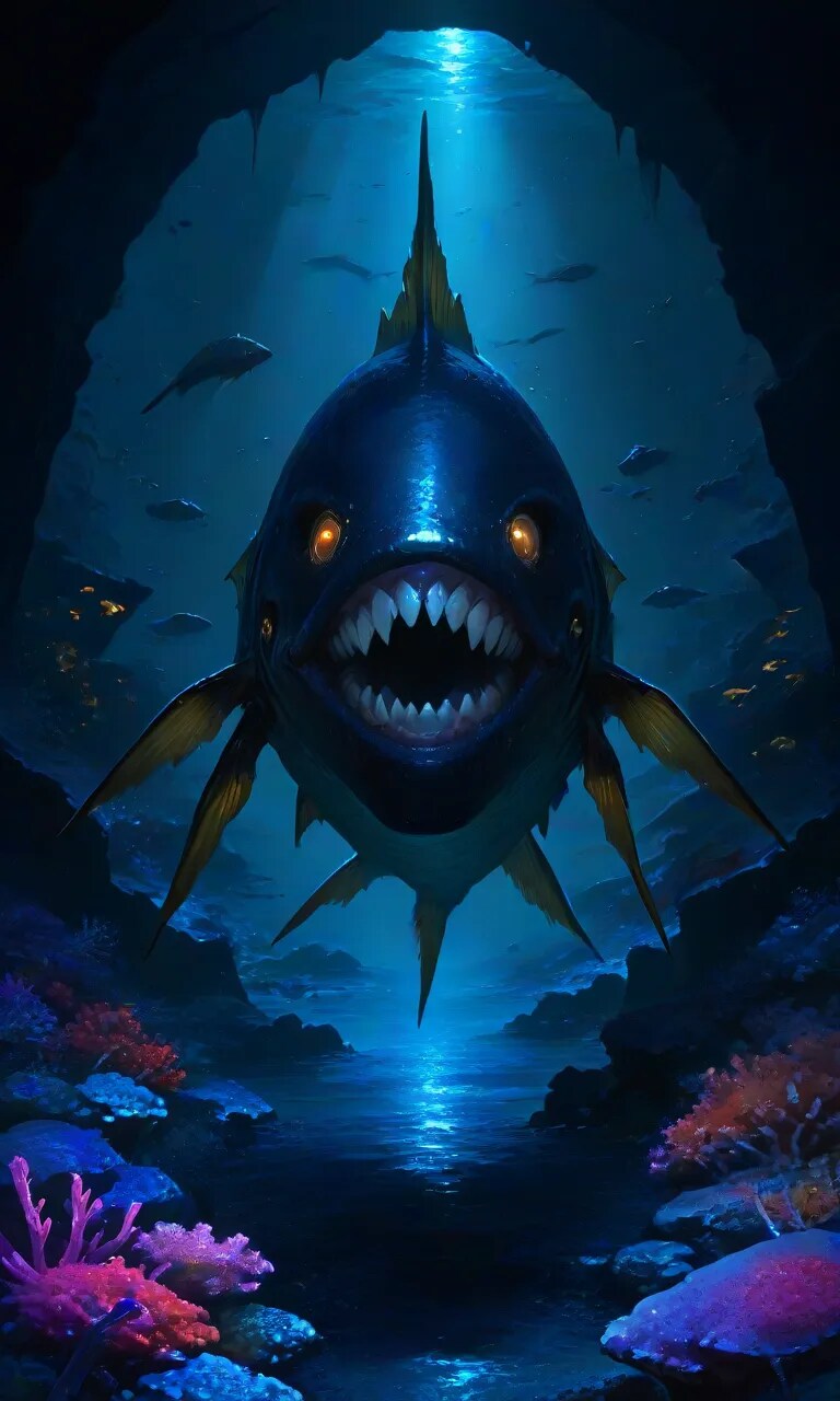 深海魚 | の人気AIイラスト・グラビア