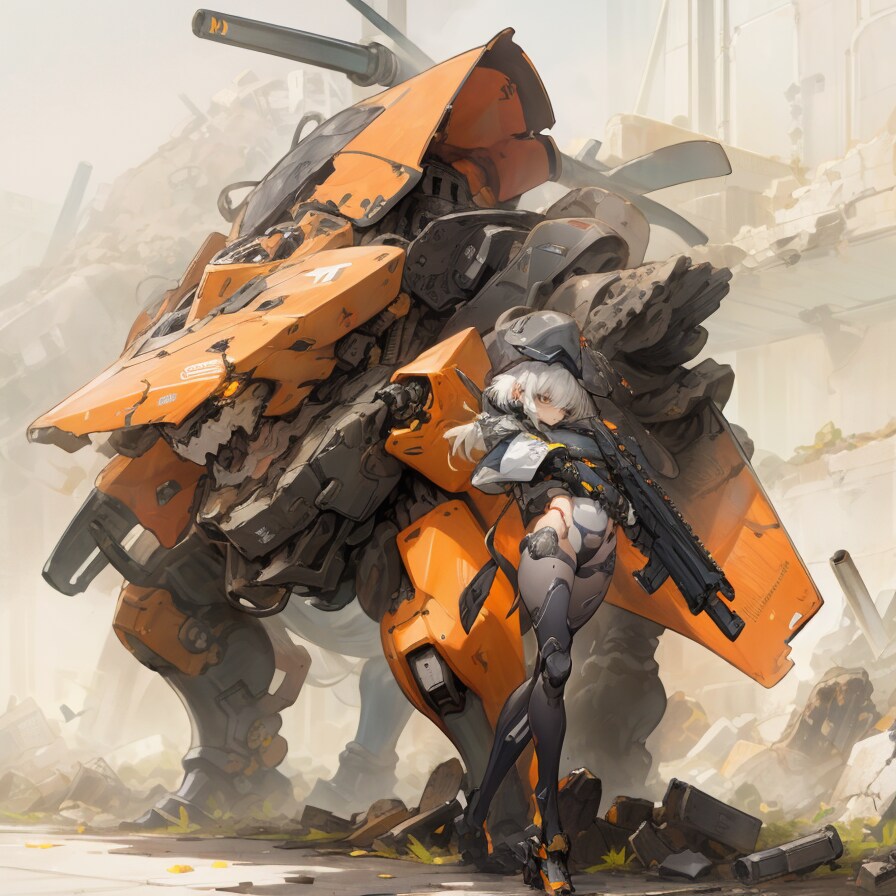Girl and Robot1156