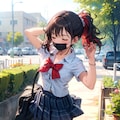 ちちぷいスクール テニス部所属のKTちゃんとリリちゃん 3枚目