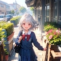 ちちぷいスクール テニス部所属のKTちゃんとリリちゃん 2枚目