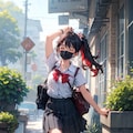 ちちぷいスクール テニス部所属のKTちゃんとリリちゃん 5枚目