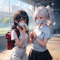 ちちぷいスクール テニス部所属のKTちゃんとリリちゃん 10枚目