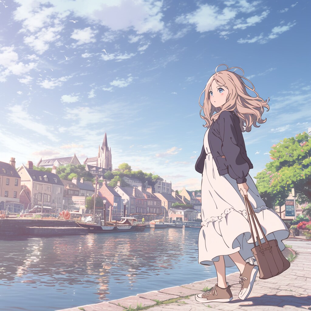 コークの街と女の子 The city of Cork and the girl
