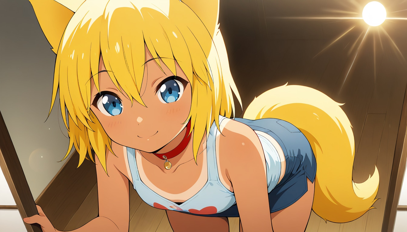 どこに行っても後をついてくる謎の白熱球体がほぼ24時間休みなくじっくり適度に炙ってくるので当然の帰結としてこんがりキツネ色に焼き上がったキツネ | の人気AIイラスト・グラビア