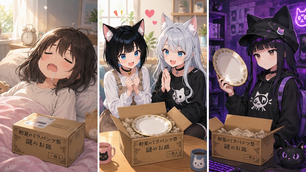 謎のお皿（1枚）が届きました！【その2】