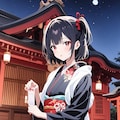 夜の初詣 5枚目