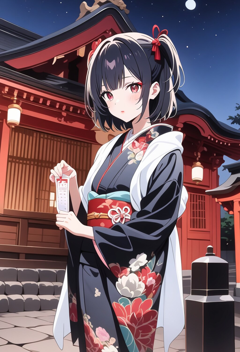 夜の初詣