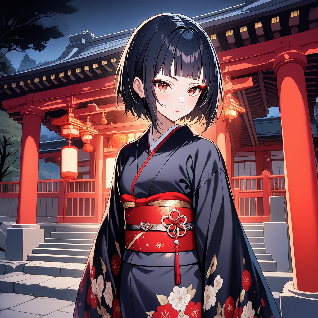 夜の初詣