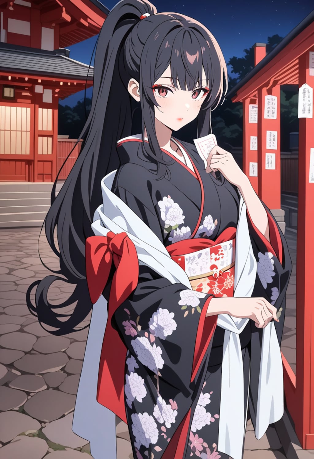 夜の初詣