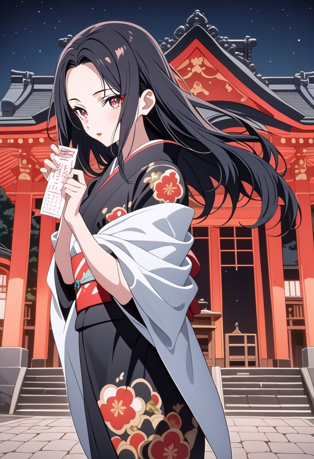 夜の初詣