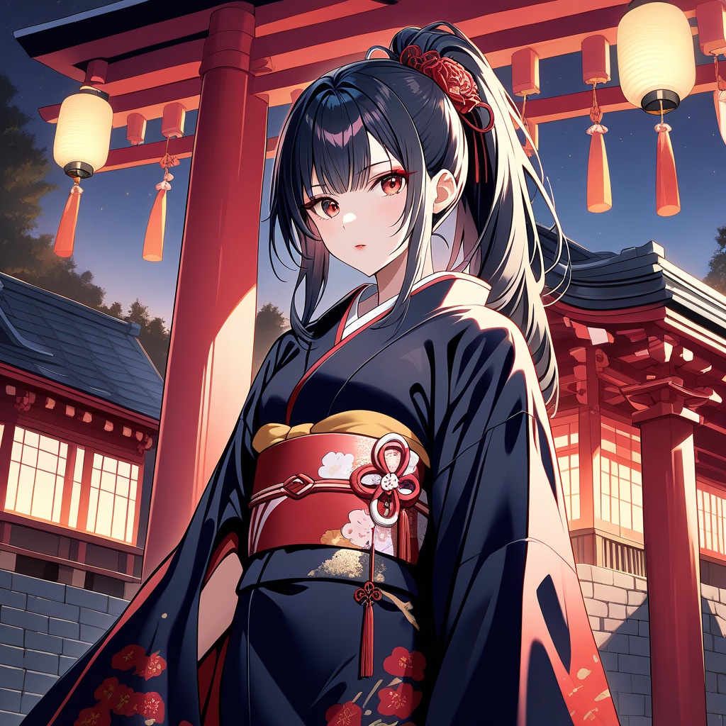 夜の初詣