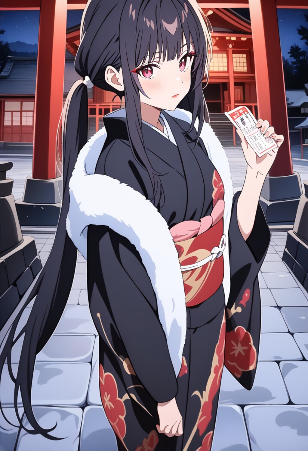 夜の初詣