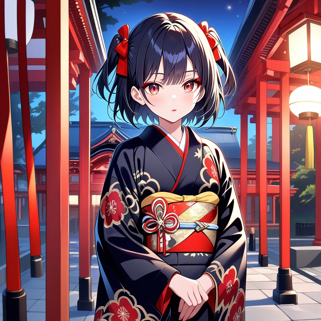 夜の初詣