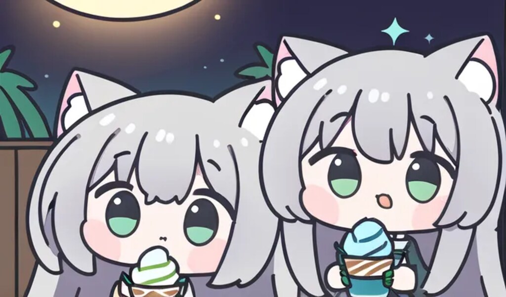 七月最後のアイス