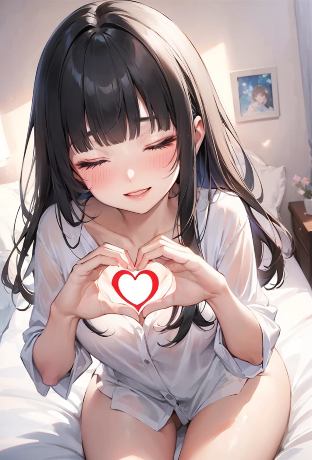 朝目覚めるとまほが俺のシャツを着て傍にいた