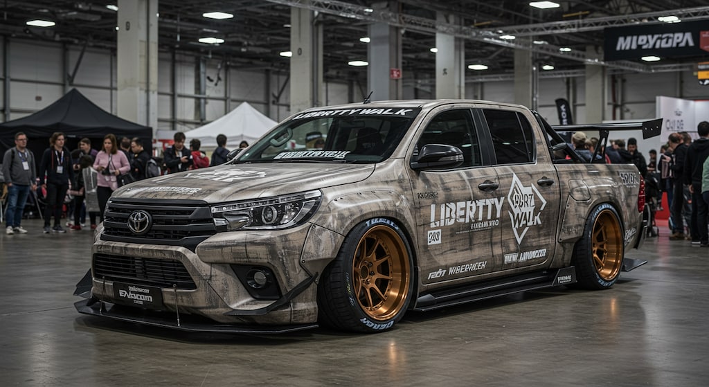 リバティーウォークハイラックスのドリ車