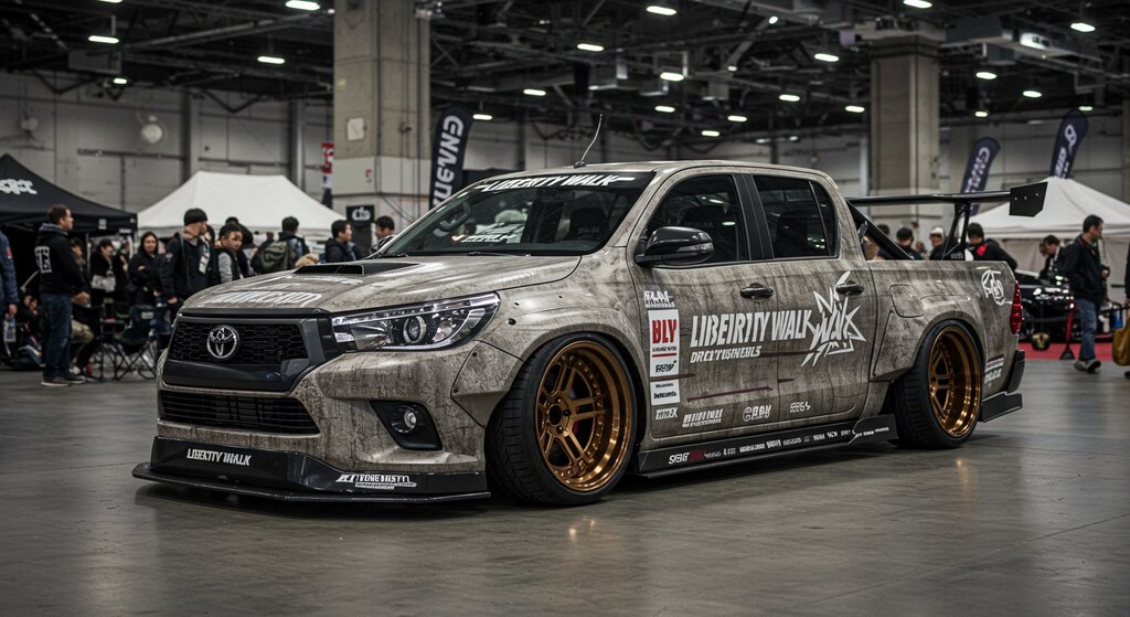 リバティーウォークハイラックスのドリ車