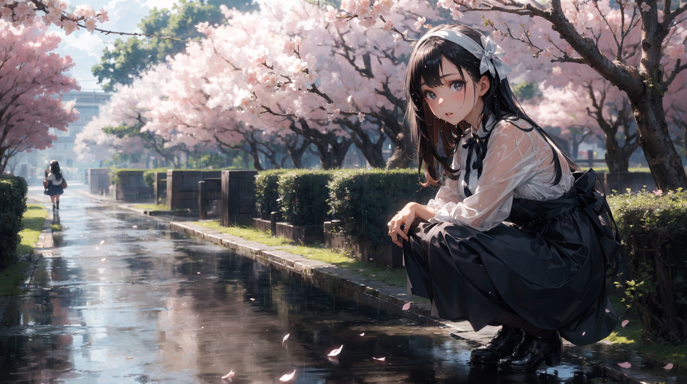 花時雨 | の人気AIイラスト・グラビア