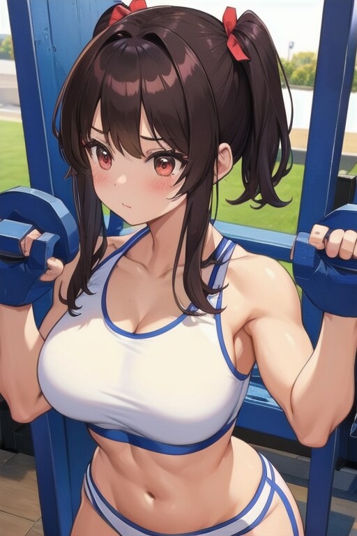 筋トレ大好き女子