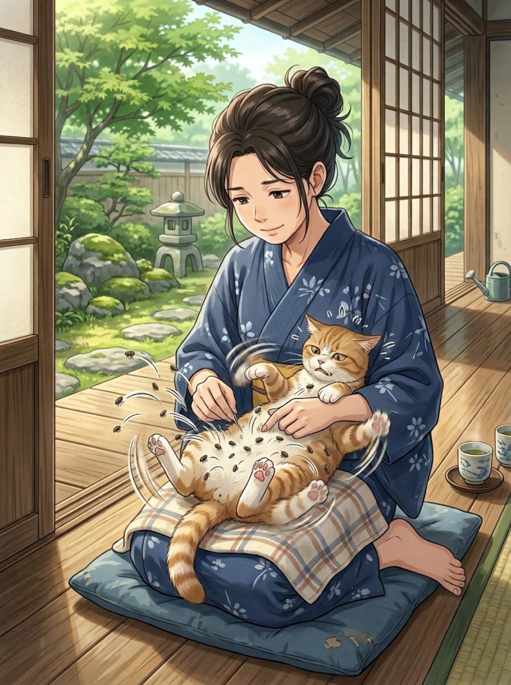 主婦和夢さん40歳・猫と散歩