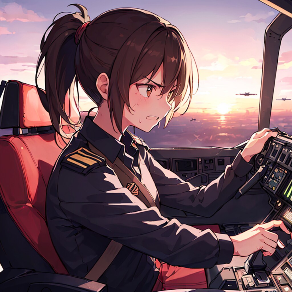 このままじゃ間に合わない！ ... 的な表情