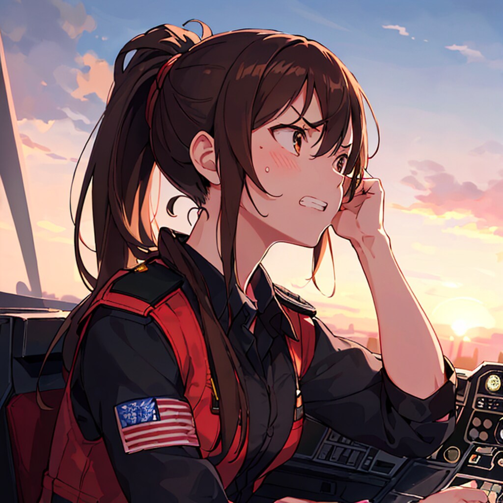 このままじゃ間に合わない！ ... 的な表情