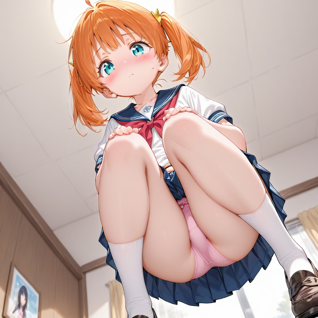 少女の足元から失礼致します✨️