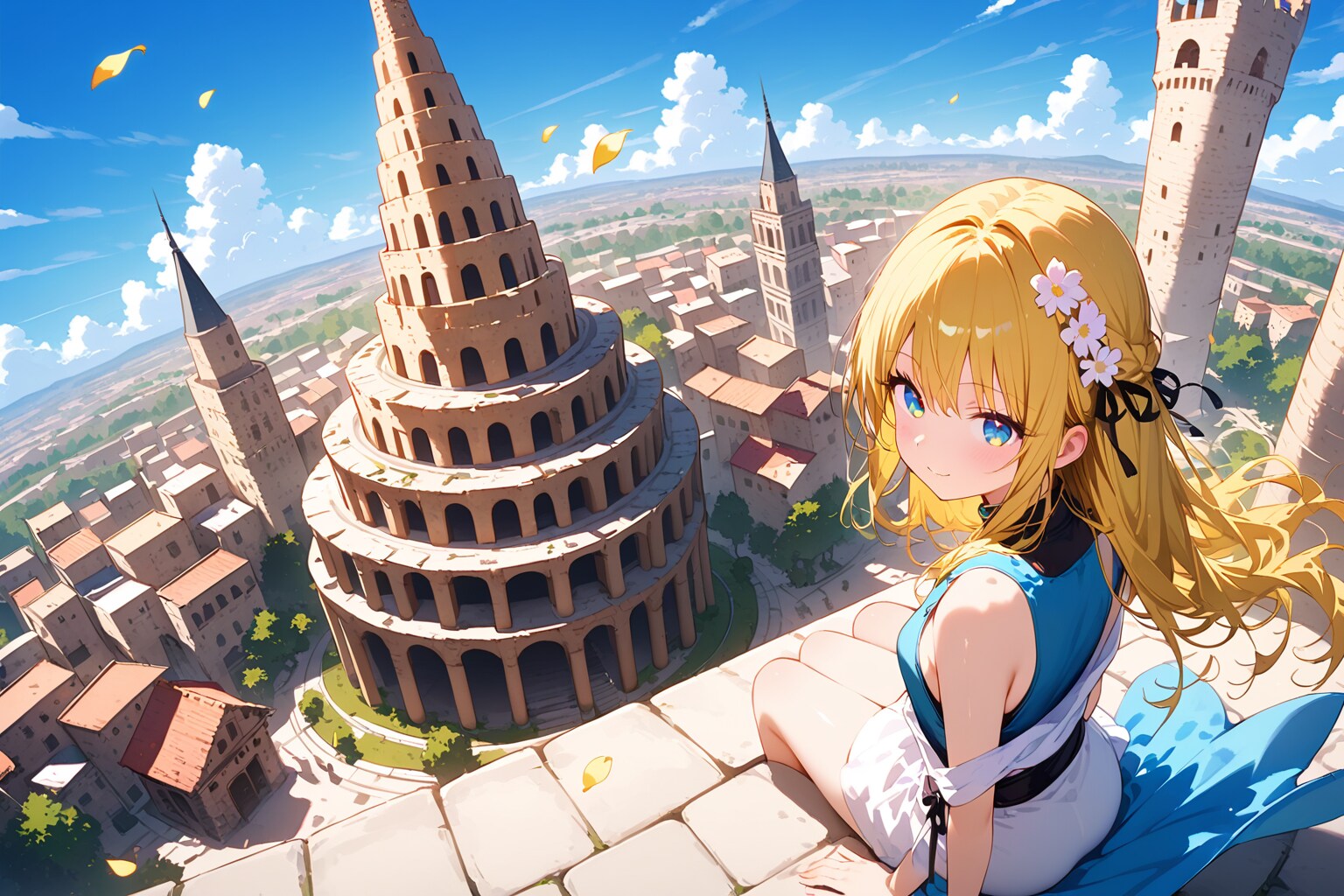 バベルの塔 | の人気AIイラスト・グラビア