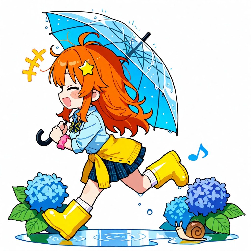 雨の日るんるん〜