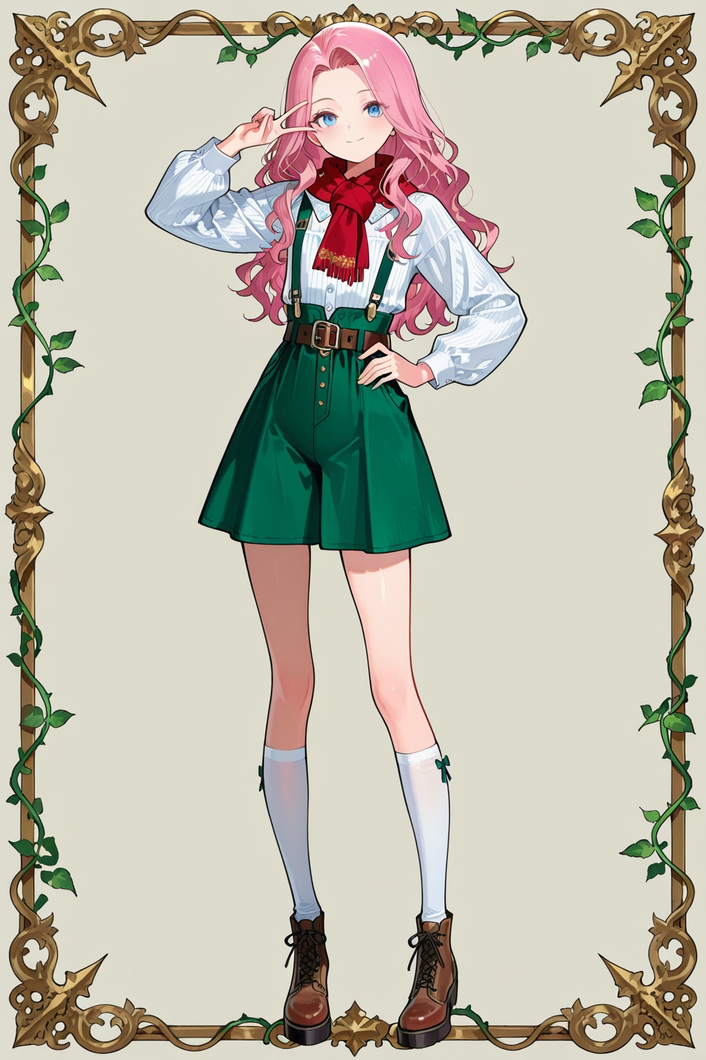 オーストリアバイエルン系の男性民族衣装（レーダーホーゼン＋トラハト）（衣装といっしょ） | の人気AIイラスト・グラビア