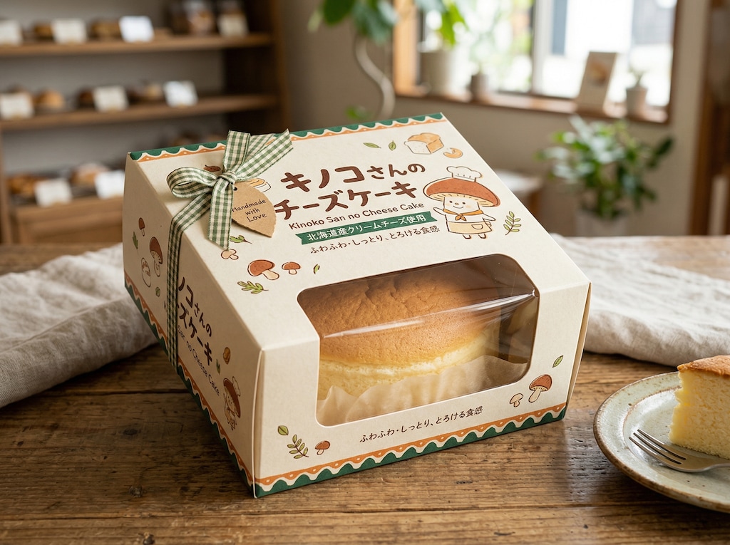 きのこさんのチーズケーキ