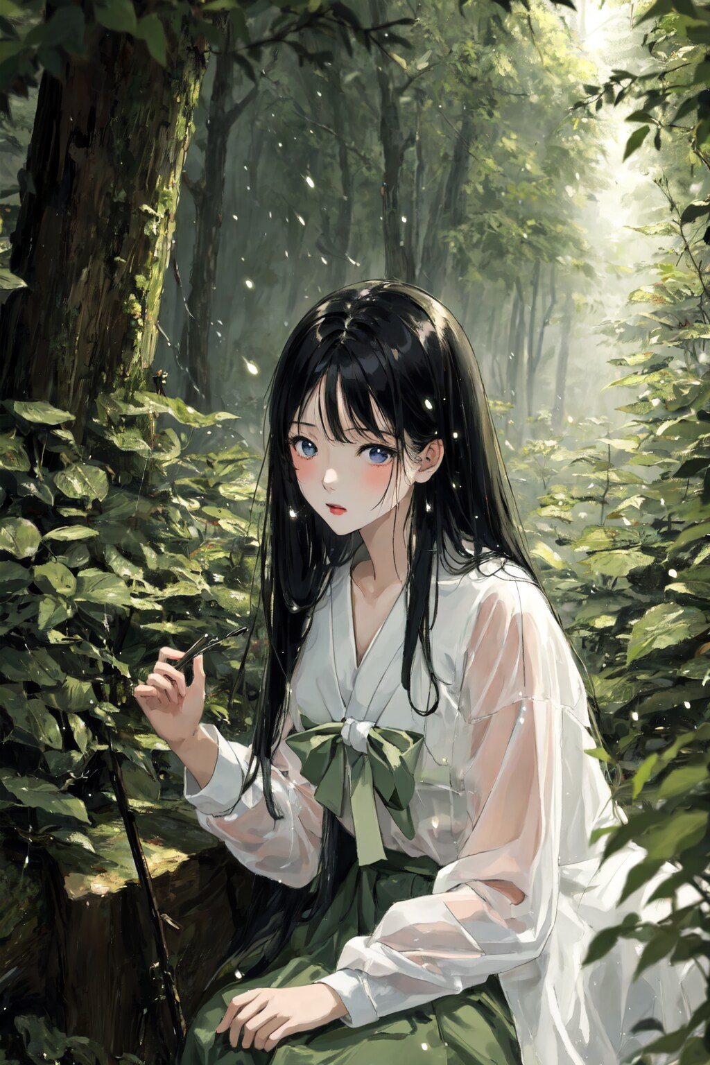 雨の降る森の中で #2