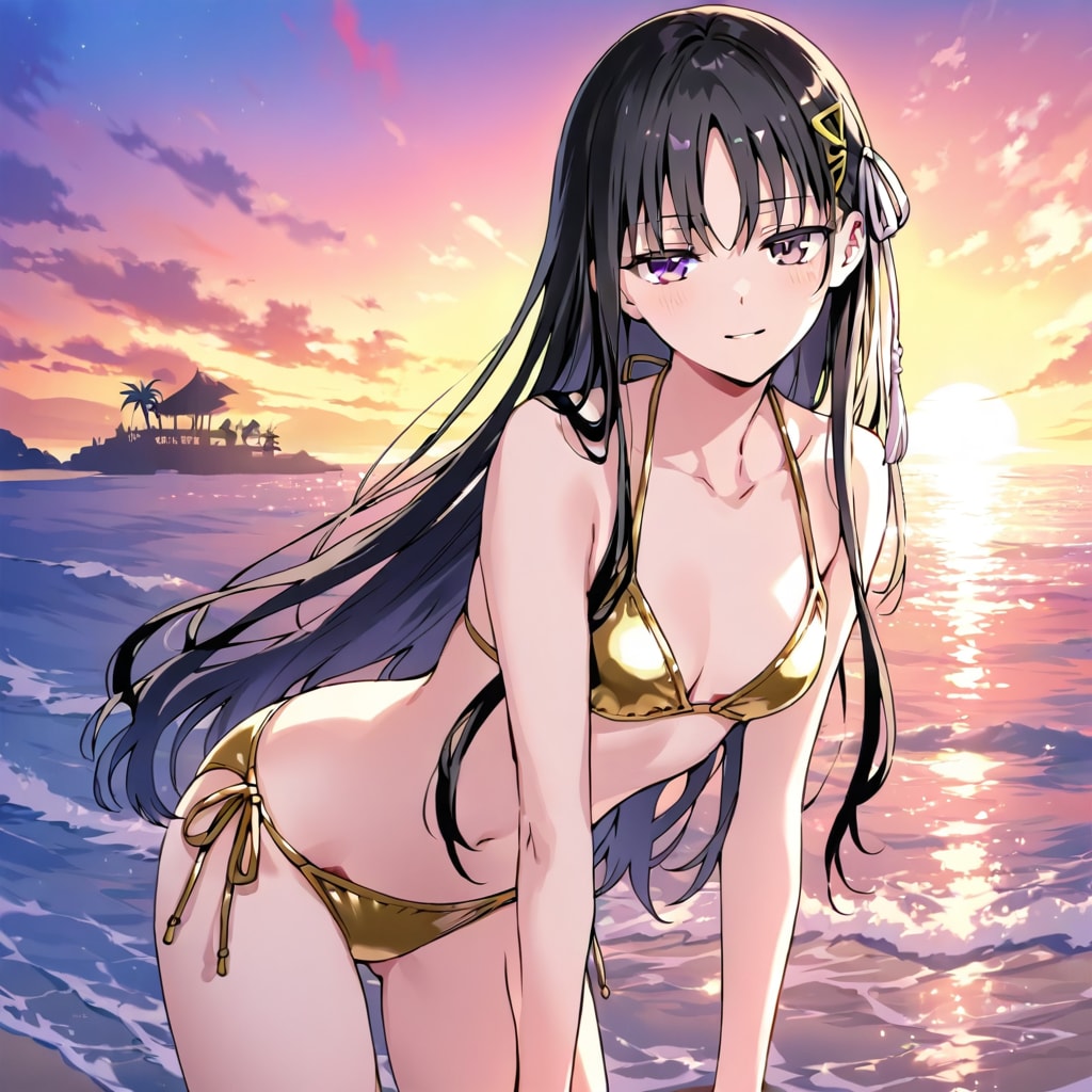 堀北さんの金色ビキニ（504）