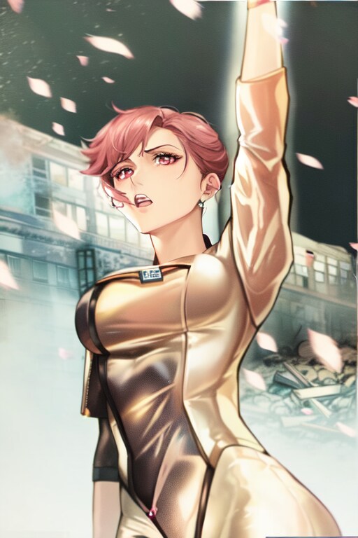 凛々しい女性体操選手