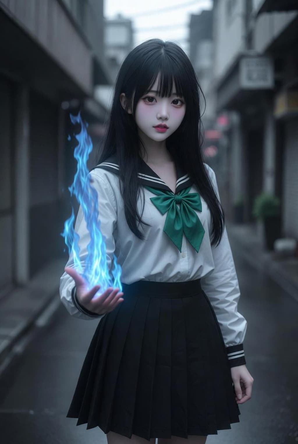 あんたも燃えてみる？(蒼)