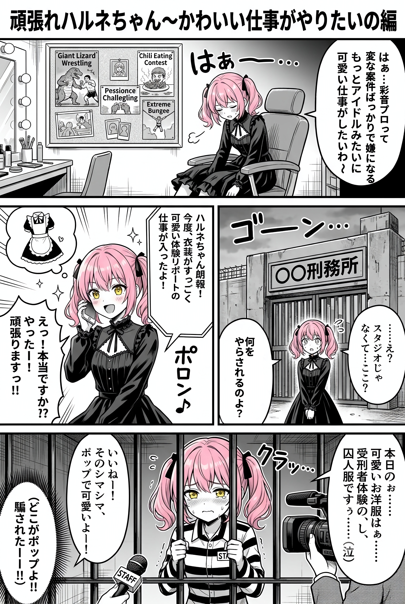 頑張れハルネちゃん〜かわいい仕事がやりたいの編