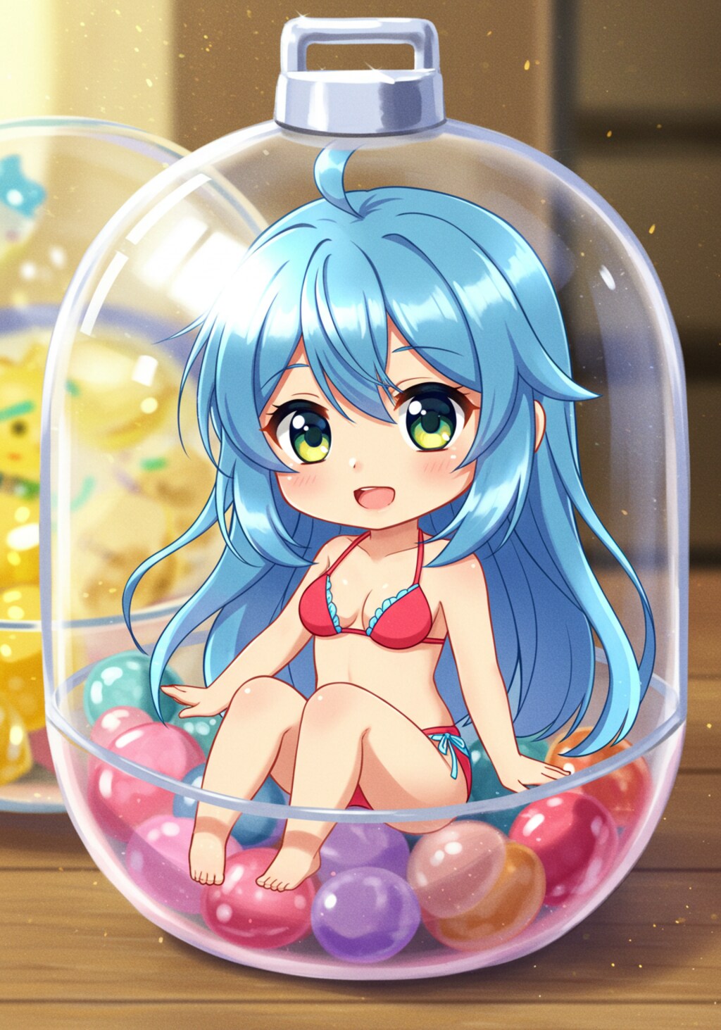 UL新モデルのSALTちゃんをカプセルに入れたよ