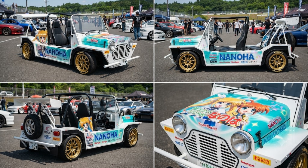魔法少女リリカルなのは痛車ミニモーク