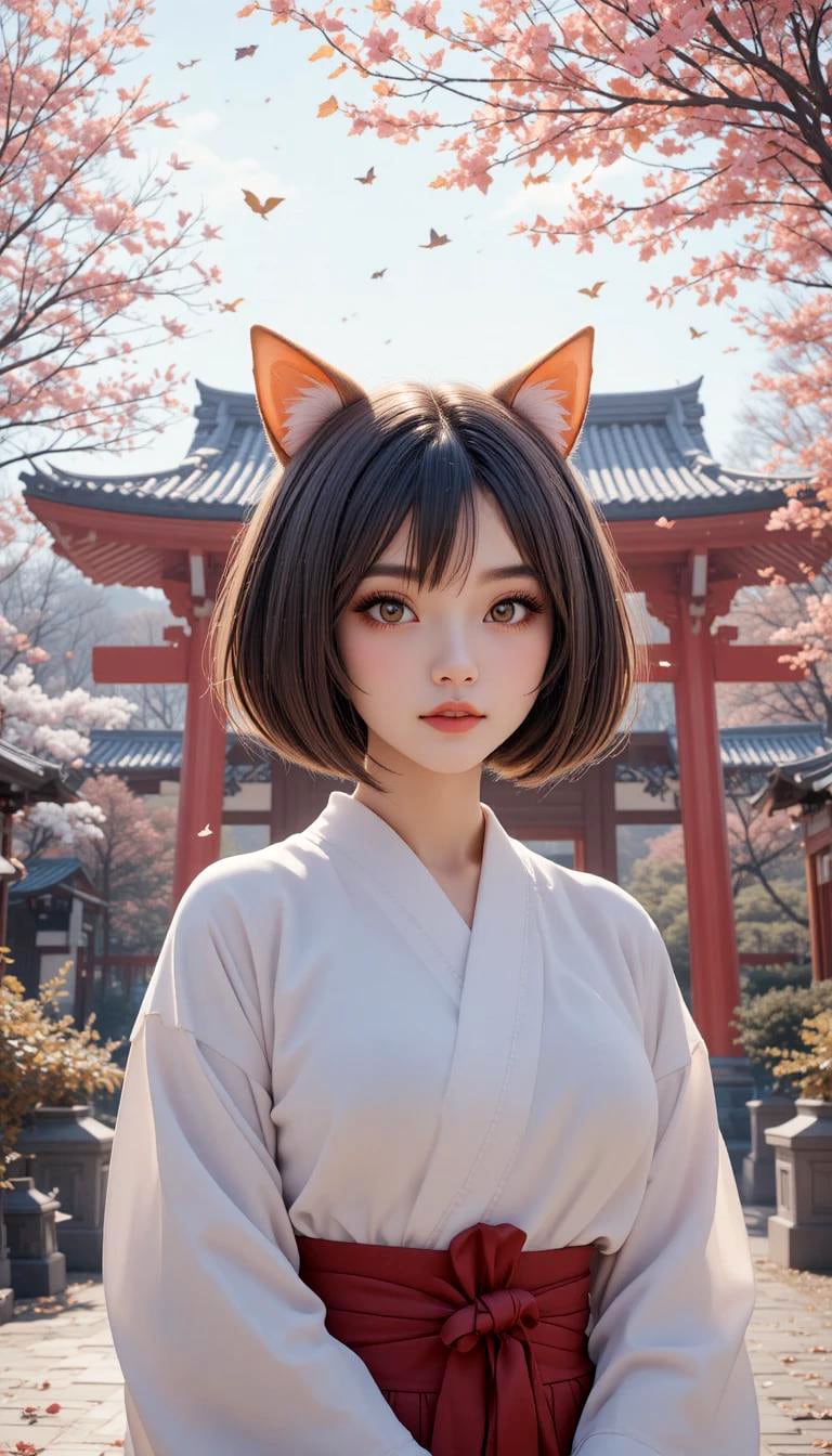 けも耳神社の巫女