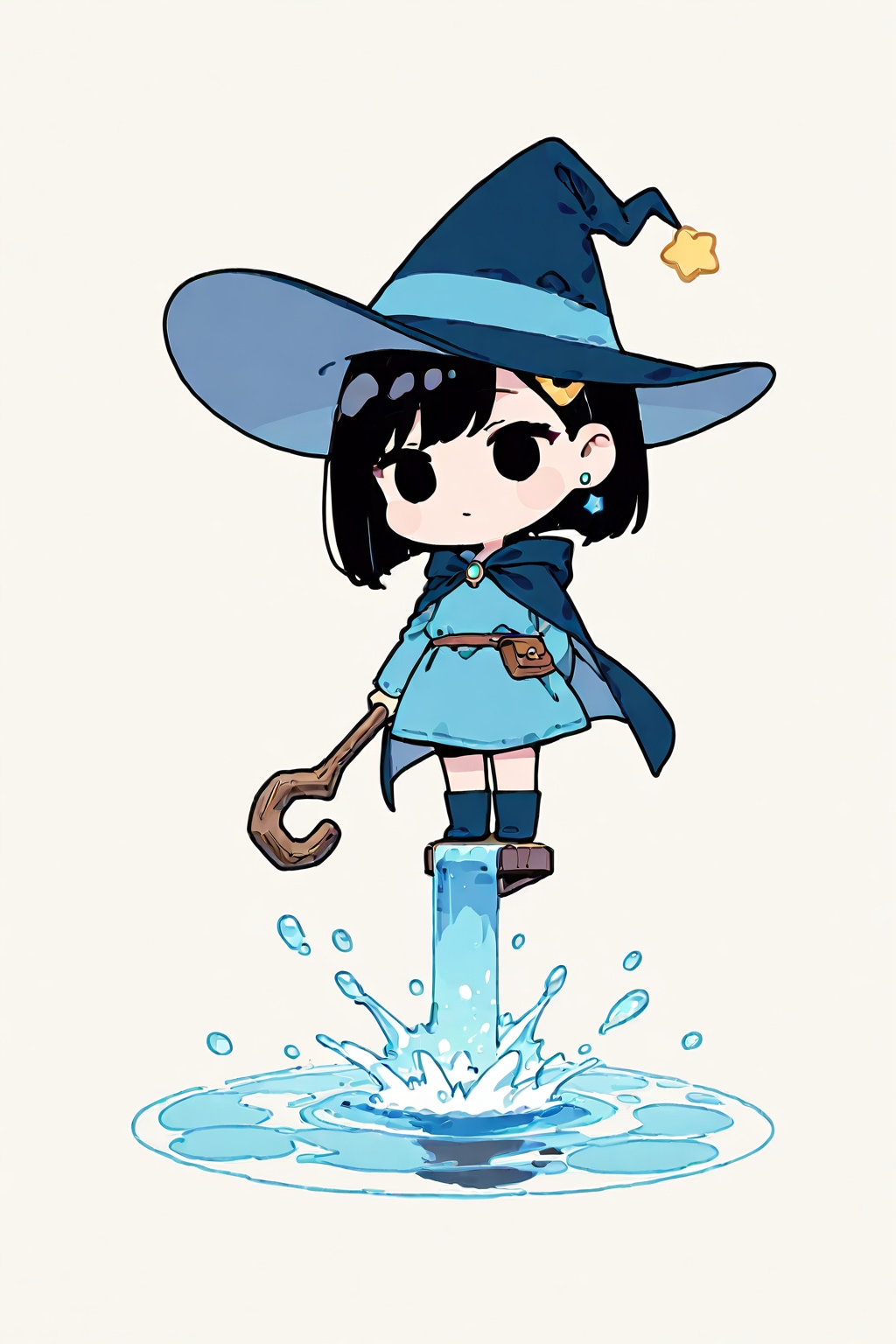 水の魔女 | chichi-pui（ちちぷい）AIイラスト専用の投稿＆生成サイト