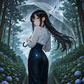 紫陽花の小径 7枚目