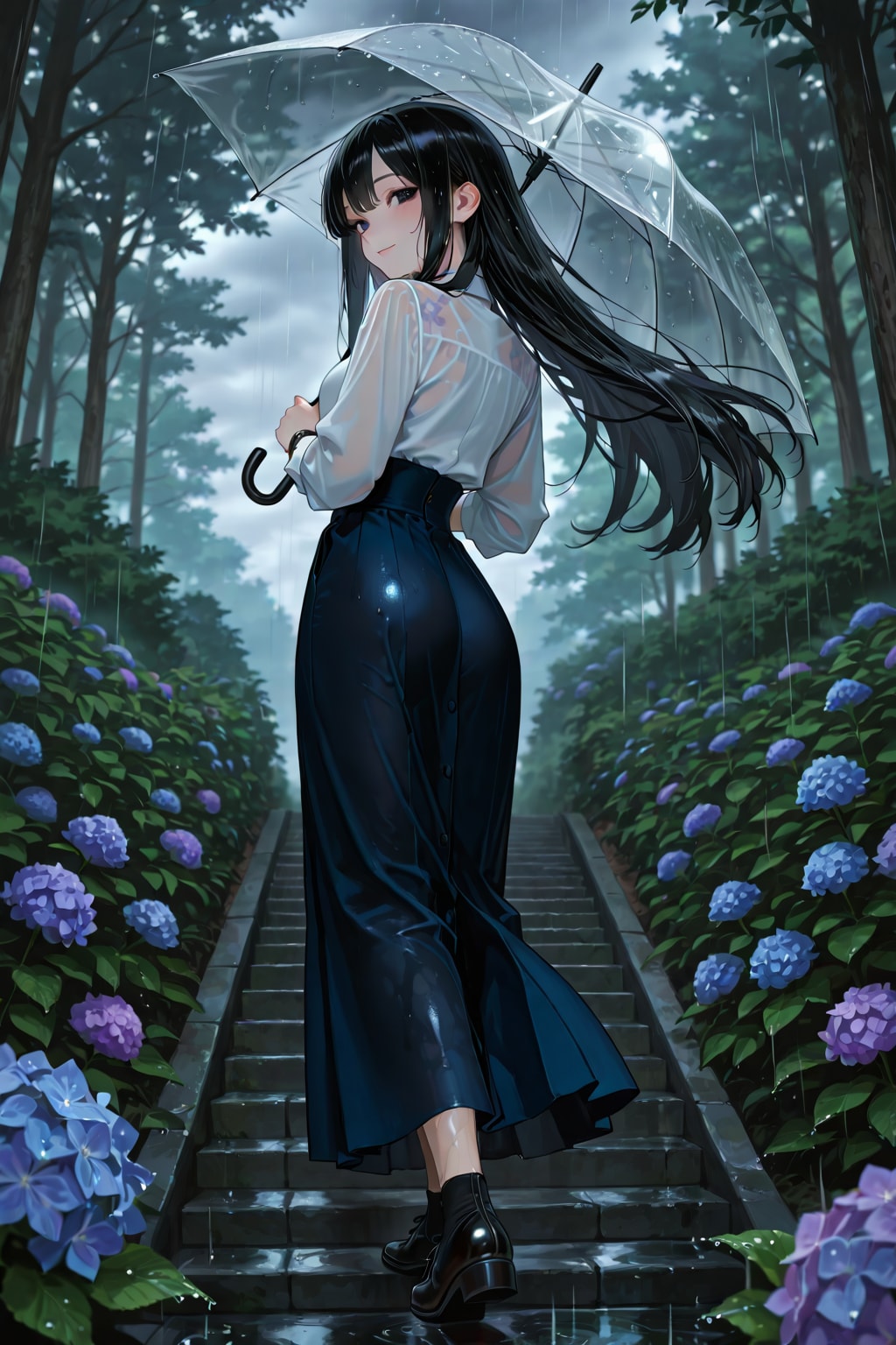 紫陽花の小径