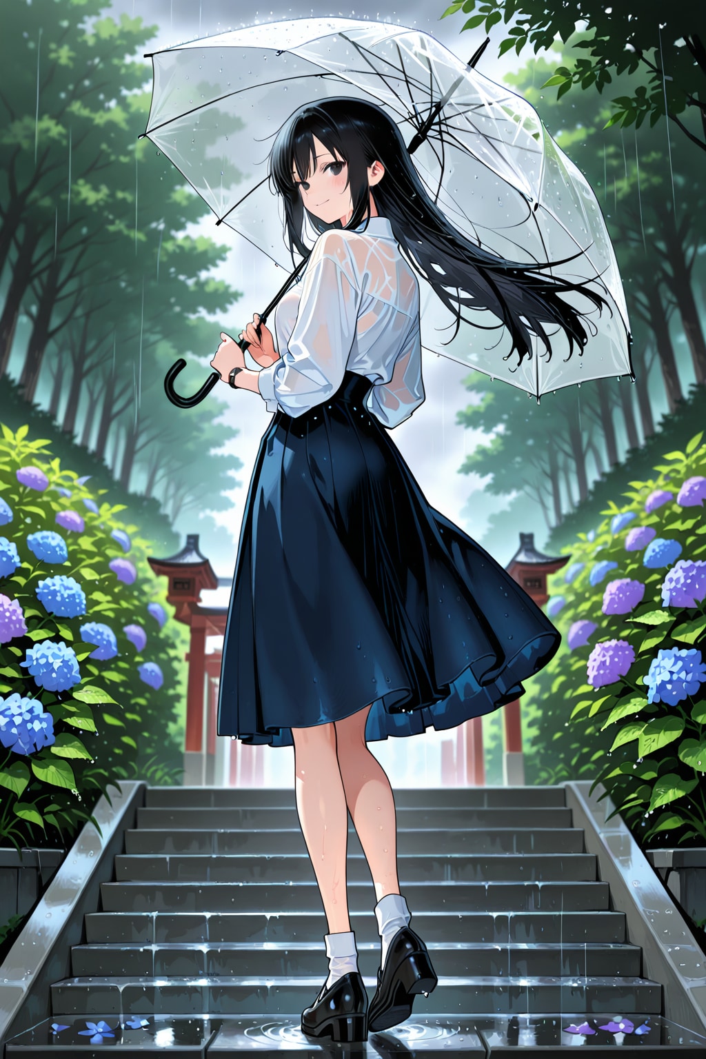 紫陽花の小径