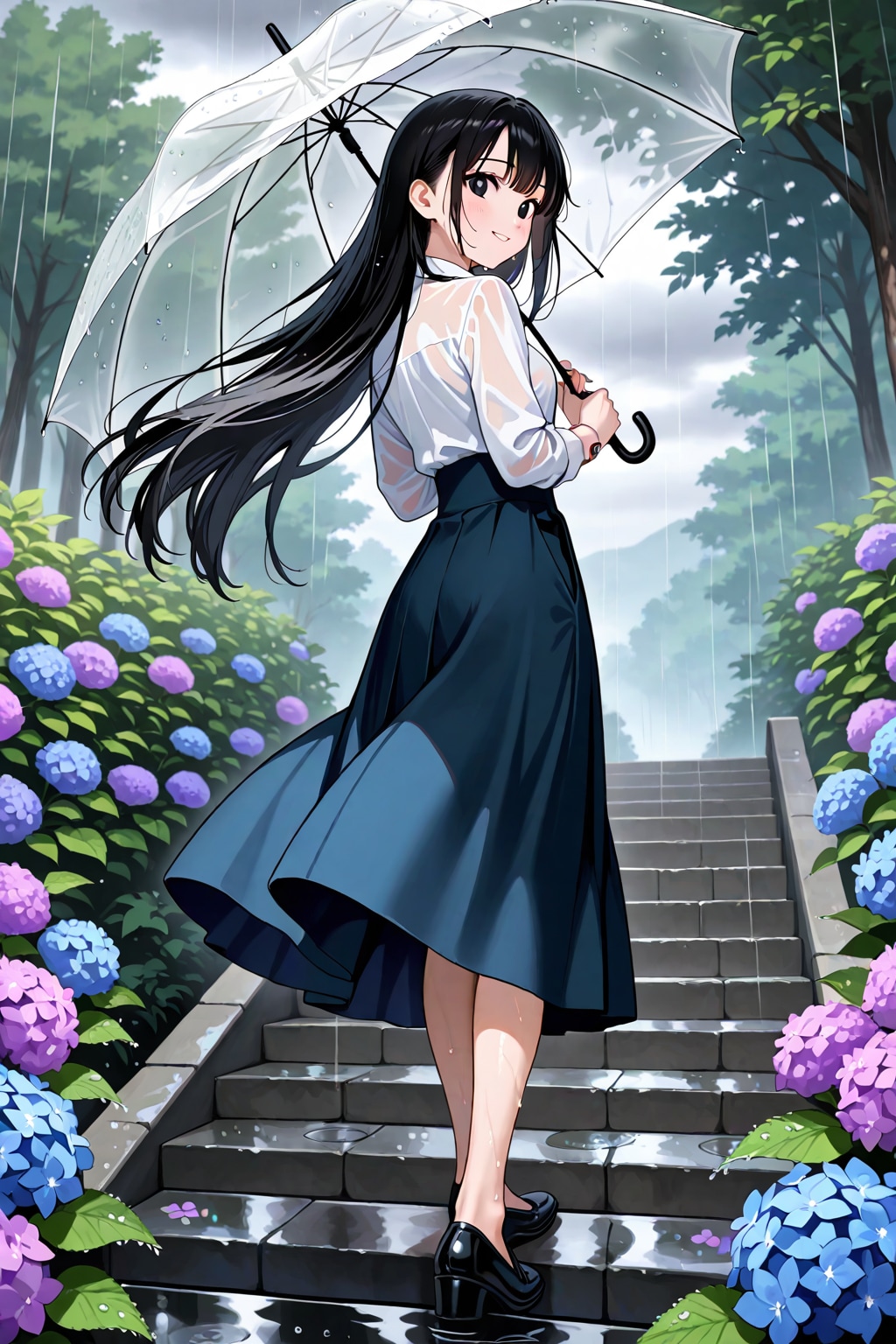 紫陽花の小径