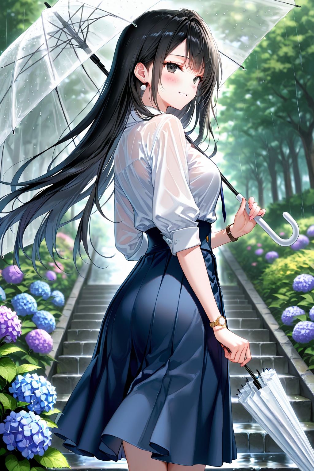 紫陽花の小径