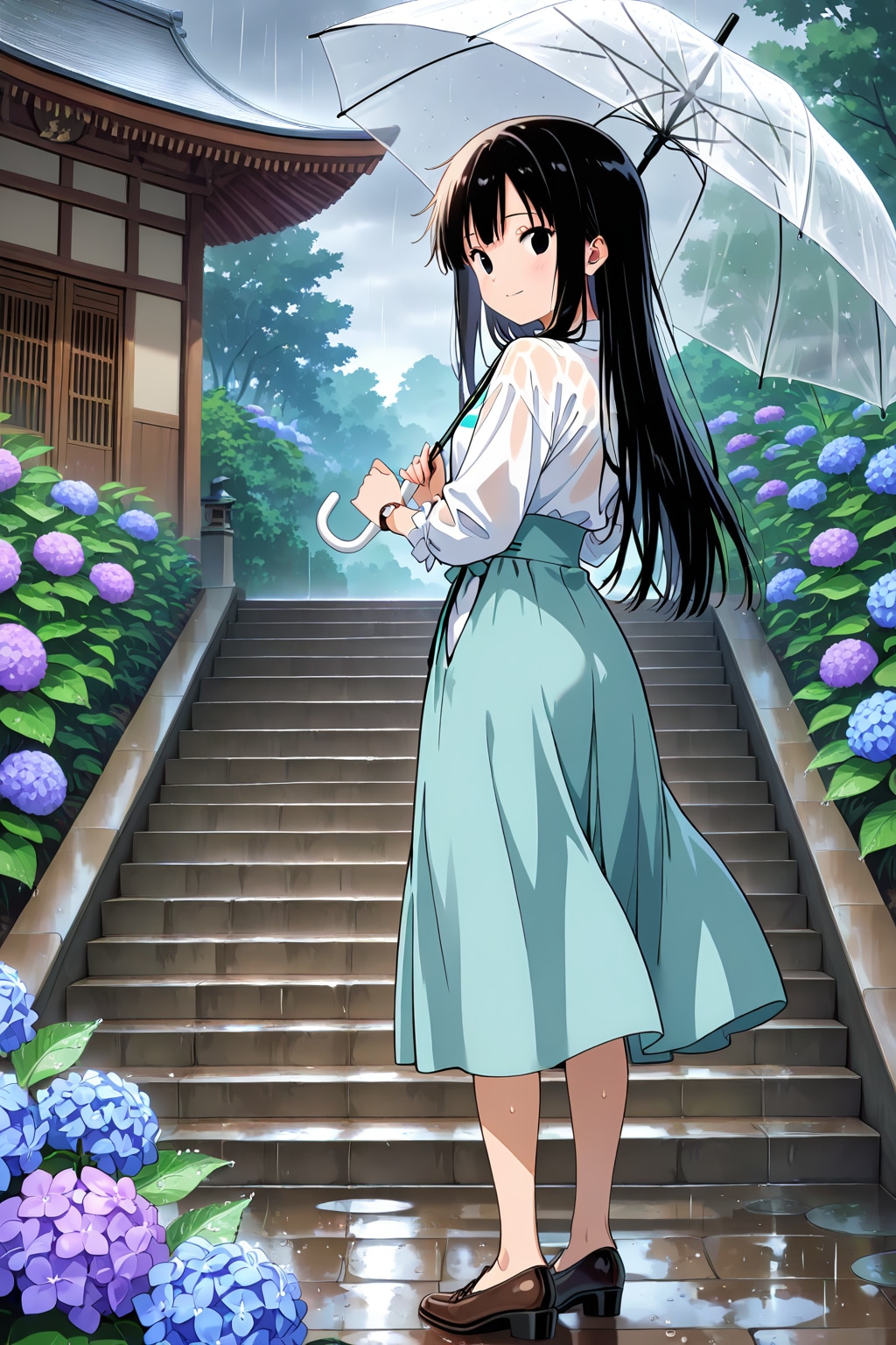 紫陽花の小径