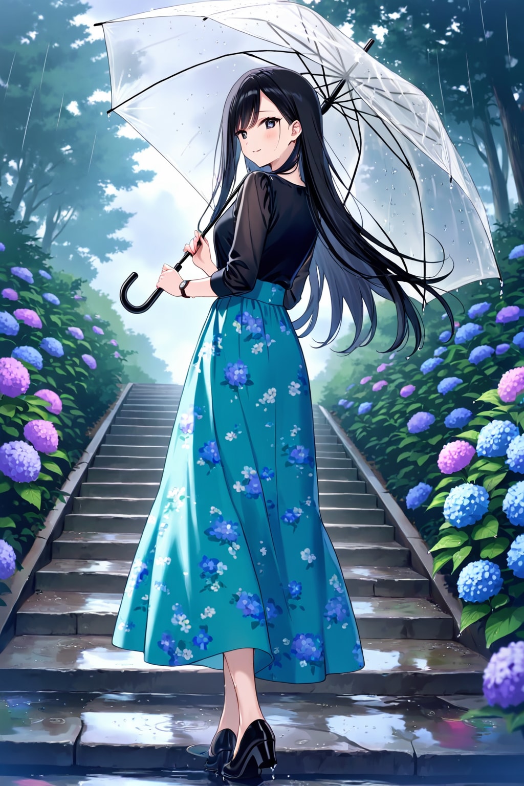 紫陽花の小径